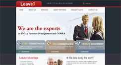 Desktop Screenshot of leavex.com